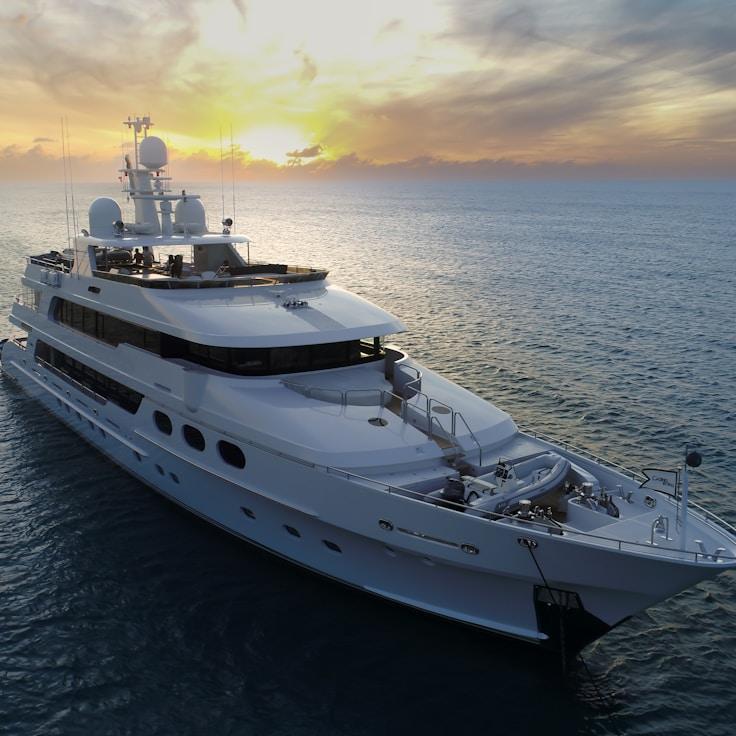 Evening sea trip
